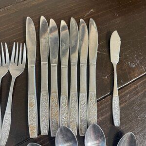 8 Pcs Butter Knives Vintage Custom Craft Stainless CUS3 Taiwan Flatware